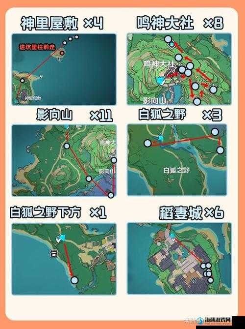 原神游戏玩家必备，79只鬼兜虫全采集路线速览与高效速采分享