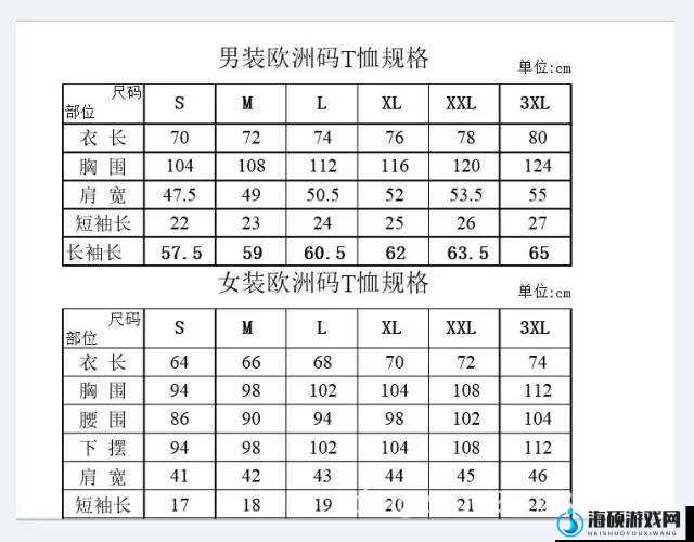 亚洲一码与欧洲二码尺码区别大揭秘