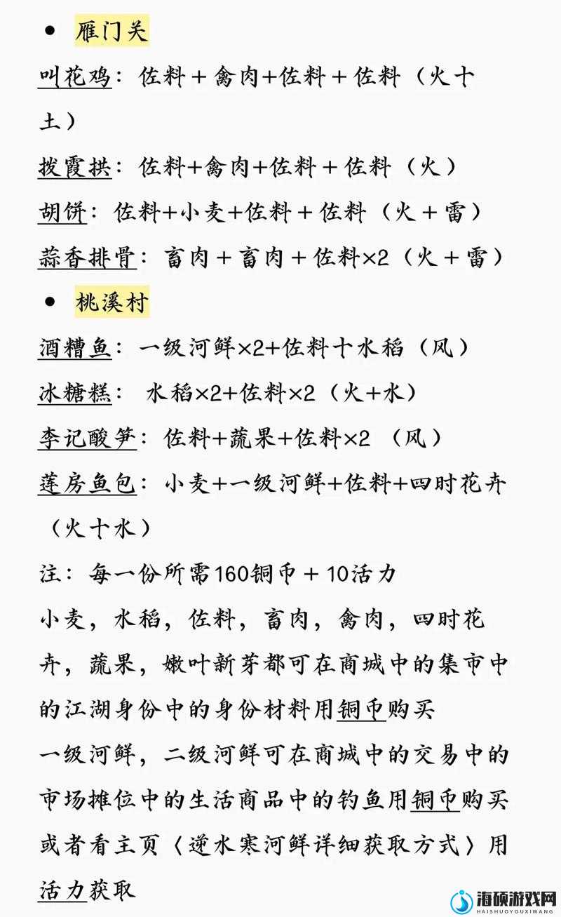 逆水寒手游绝品菜全面获取攻略，免费探索与购买途径双管齐下