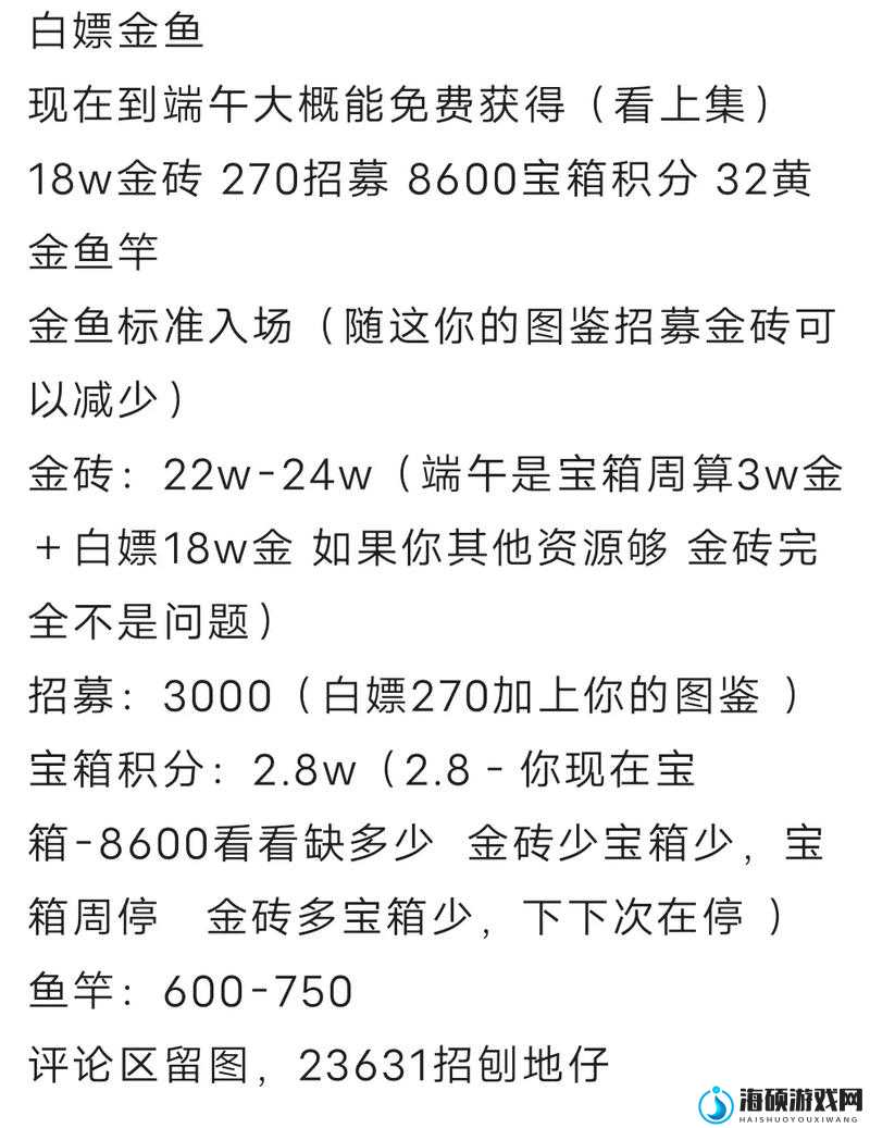 咸鱼之王2023元旦活动收益最大化攻略，提前准备资源，完成95%任务兑换金鱼